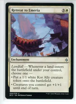 RETREAT TO EMERIA Battle for Zendikar #44 BFZ(NM)(MTG) - Image 1