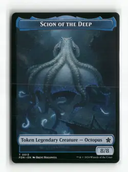 Scion of the Deep Koma's Coil Doubled-Sided Token - Foundations - Image 1
