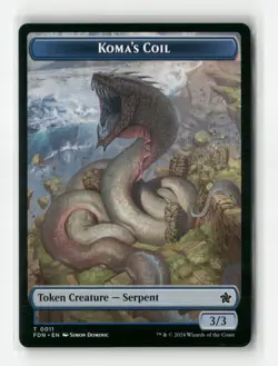 Scion of the Deep Koma's Coil Doubled-Sided Token - Foundations - Image 2