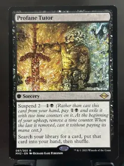 Profane Tutor #97 (NM) Modern Horizons 2 MH2 Magic MTG - Image 1