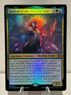 Hakbal of the Surging Soul 3 M Commander: The Lost Caverns of Ixalan FOIL NM MTG - Image 1