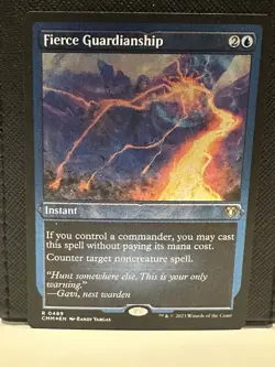 Fierce Guardianship (Foil Etched) - MTG - English - CMM - NM - Image 1