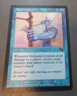 1x Sigil of Sleep Urza's Destiny MTG Magic the Gathering Common Blue Enchantment - Image 1