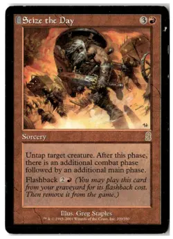 MTG Seize the Day - Odyssey Heavily Played English - Image 1