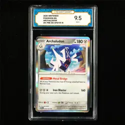 TQG 9.5 MINT+ 2025 Pokemon ENG Archaludon 070/131 R - Image 2