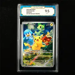 TQG 9.5 MINT+ 2023 Pokemon ENG Pikachu SVP EN 027 Promo - Image 1