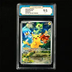 TQG 9.5 MINT+ 2023 Pokemon ENG Pikachu SVP EN 027 Promo - Image 2