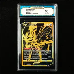 TQG 10 GEM MINT 2020 Pokemon ENG Zacian V SWSH076 Promo - Image 1