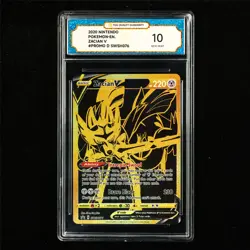 TQG 10 GEM MINT 2020 Pokemon ENG Zacian V SWSH076 Promo - Image 2