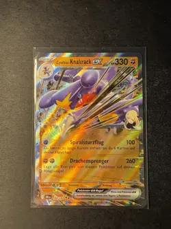 Cynthias Knakrack EX 104/182 - Ewige Rivalen Deutsch NM Pokemon - Image 1