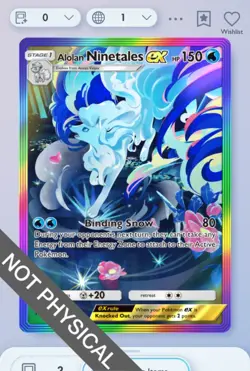Pokemon TCG Pocket - Alolan Ninetales Rainbow Rare 2⭐ Fantastical Parade English - Image 1