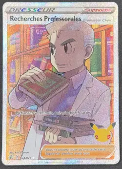 CARTE POKEMON RECHERCHES PROFESSORALES 024/025 🇫🇷 FR 🇫🇷 CELEBRATIONS 25 ANS - Image 1