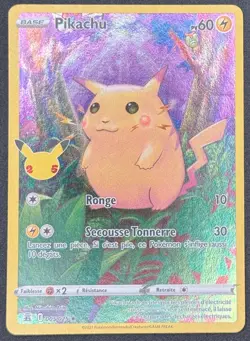 CARTE POKEMON PIKACHU 005/025 🇫🇷 FR 🇫🇷 CELEBRATIONS 25 ANS - Image 1