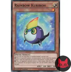 Yugioh Rainbow Kuriboh SR01-EN022 Common 1st Edition NM - Image 1