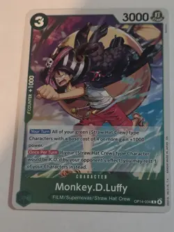 Monkey.D.Luffy - OP14-34 Foil OP14-034 The Azure Sea's Seven One Piece NM! - Image 1