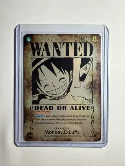 One Piece TCG English OP13-118 Monkey D Luffy Wanted Poster SP Alt Art - Image 3