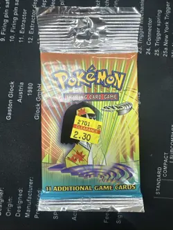 Pokemon Trading Card Game Gym Heroes booster pack - Image 2