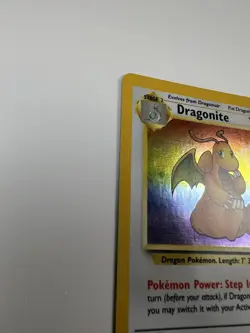 Pokemon TCG Dragonite Fossil Holo Unlimited Rare Card 4/62 1999 WOTC Vintage - Image 5