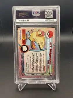 2000 TOPPS CHROME POKEMON T.V. SPARKLE #17 PIDGEOTTO PSA 8 - Image 2