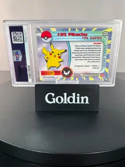 2000 Topps Chrome Pokemon T.V. Sparkle #25 Pikachu - PSA MINT 9 - Image 2