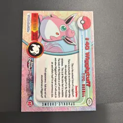 2000 TOPPS CHROME POKEMON T.V. SPARKLE #40 WIGGLYTUFF NM - Image 2