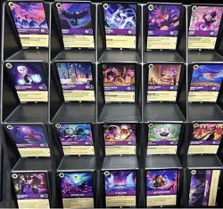 Disney Lorcana Into the Inklands Complete Commons Uncommon Rare Super Rare Set - Image 5