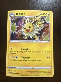 Jolteon Holo SWSH094 NM Pokemon TCG Sword & Shield Black Star Promo - Image 1