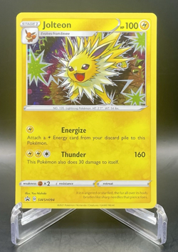 Jolteon SWSH094 Sword & Shield Cosmos Holo Black Star Promo Pokemon TCG NM/M - Image 1