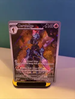 Pokemon TCG Ceruledge Illustration Rare Holo Card Sv08:Surging Sparks 197/191 LP - Image 1