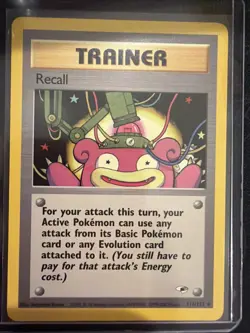 Pokemon TCG Trainer Recall 116/132 LP Condition - Image 1