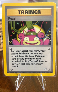 Recall 116/132 Gym Heroes Regular LP+ Condition Pokemon TCG Free Shipping - Image 1
