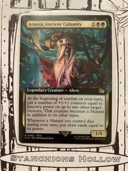 MTG Jenova, Ancient Calamity (Extended Art) - FINAL FANTASY (FIN) Rare #0493 - Image 1