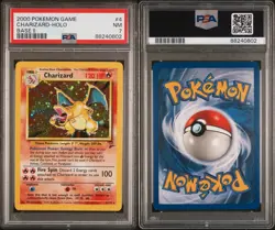 Pokemon Charizard 4/130 PSA NM 7 Base Set 2 Holo 2000 - Image 3