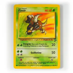 Pokemon - Pinsir - Non Holo - 29/130 - Base Set 2 - Rare Card - Image 1