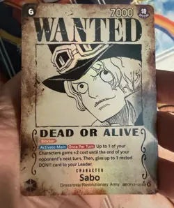 one piece card game Op13-120 Sabo Wanted Eng - Image 1