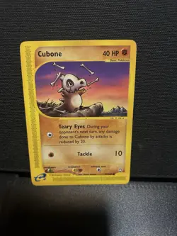 Cubone Aquapolis Regular Card 072/147 LP Condition Pokemon TCG - Image 1