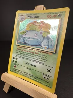 Pokemon Venusaur Base Set Holo Rare Card 15/102 LP - Image 2