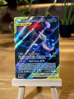 Greninja & Zoroark GX Tag Team 200/214 Full Art Holo Unbroken Bonds Pokemon Card - Image 1