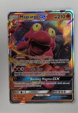 Magcargo GX ULTRA RARE 44/214 Lost Thunder Pokemon card TCG NM Holo 2018 - Image 1