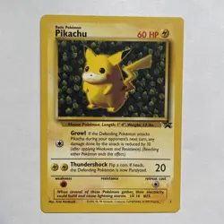 Pokemon Pikachu TCG #1 Wizards Black Star Promos, Regular Rare Card - Image 1