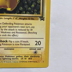 Pokemon Pikachu TCG #1 Wizards Black Star Promos, Regular Rare Card - Image 5