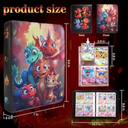 POKEMON beginner-size 3 ring Binder 400 Pocket Card Holder - Image 2