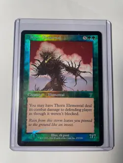 Master the Gathering, Green Foil Thorn Elemental Rare - Image 2