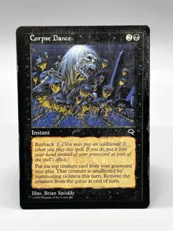 Corpse Dance Tempest MTG Magic the Gathering damaged - Image 1