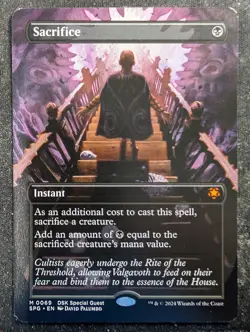 Sacrifice - Borderless - MTG: Special Guests (MTG) - Image 1