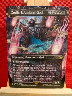 Zodiark, Umbral God (Borderless) - Final Fantasy - NM - Rare - MTG - Image 1