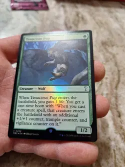 MTG English Tenacious Pup Foil Mystery Booster 2 NM Condition - Image 2