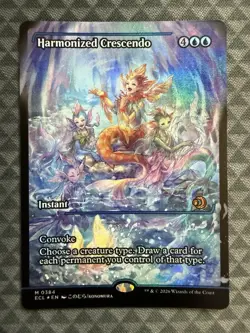 MTG Harmonized Crescendo #0384 Foil Showcase Mythic Lorwyn Eclipsed (ECL) - Image 2