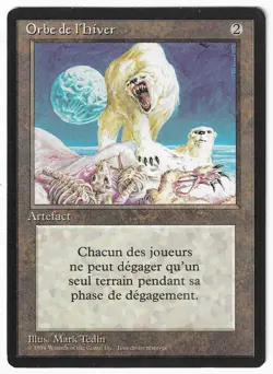 ►Magic-Style◄ MTG - Winter Orb - French Revised FBB - EX - Image 1