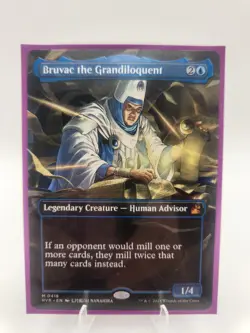Bruvac the Grandiloquent MTG Ravnica Remastered Anime Bordeess NM - Image 1
